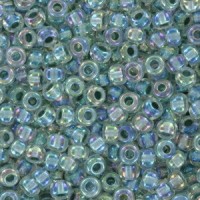 Miyuki rocailles Perlen 8/0 - Seafoam lined crystal 8-263